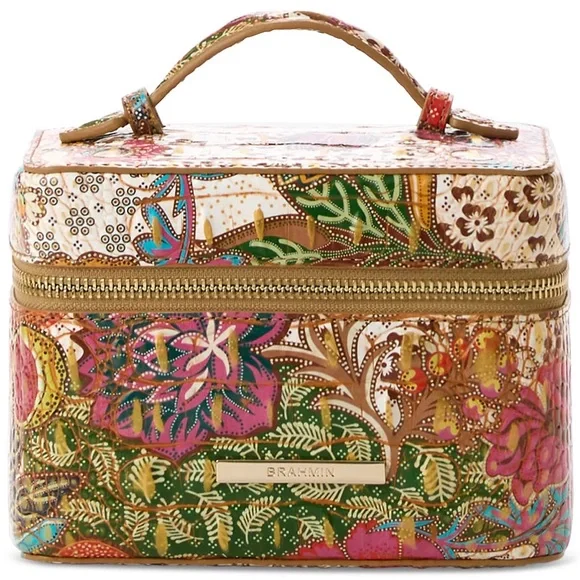 BRAHMIN Small Charmaine Marketplace Melbourne Leather Travel Case
